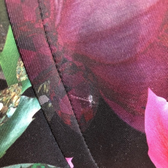 Ted Baker Carllie Floral Skater Scuba Dress 4 - Picture 7 of 15